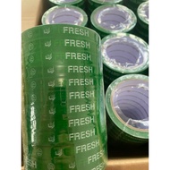 (1 CARDBOARD) Insulation Duct Tape Product Seal with "Fresh Vegetables" writing 18mm x 50m