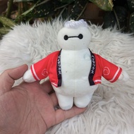 DISNEY Resort Big Hero 6 Baymax Happi Coat keychain Plush