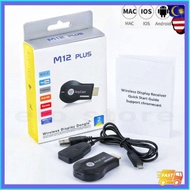 projetor skrin telefon bimbit M12 Plus AnyCast Dongle Wireless TV HDMI 1080P TV Stick