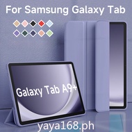 For Samsung Galaxy Tab A9+ Case 11 inch Soft TPU Back Folding Stand Tablet Accessories for Galaxy Ta