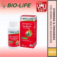 [YOU PHARMACY] BIO-LIFE GYMNEMA & FUNEGREEK COMPLEX 100'S