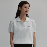urbanic30夏季2024新款純棉POLO衫女翻領寬松休閑上衣短袖T恤女