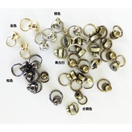 10Pcs ss Rivet Stud Back Round Head with Ring Pacifier Nails