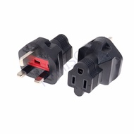 Singapore Malaysia Travel Power Plug Adapter With Fuse Convert US NEMA 5-15R To UK BS-1363 AC Indust