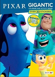 Pixar 192-Page Coloring and Activity Book; Dory Nemo Toy Story Monsters Inc Inside Out Cars; Bendon 