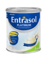 ENTRASOL PLATINUM VANILLA เอนทราซอล โปรตีนชนิดผง กลิ่นวานิลลา ขนาด 400 กรัม