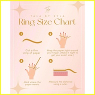 ◸ ☆ ┇ TALA by Kyla Soljiwan Inspired Promise Ring Stainless Steel Hypoallergenic with Gift Box Set