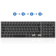 Attention *GERMAN SPEC *Satechi Aluminum Wireless Keyboard  Numeric Keypad Compatible 4 Device User 