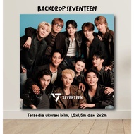 SEVENTEEN BACKDROP KPOP BIRTHDAY BACKGROUND BIRTHDAY BANNER WALLPAPER DECORATION HBD HAPPY DECORATIO