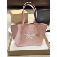 【With Box】MCM Himmel Lauretos New Tote Bag Shopping Bag Fashion Versatile Large Capacity Ladies Shoulder Bag