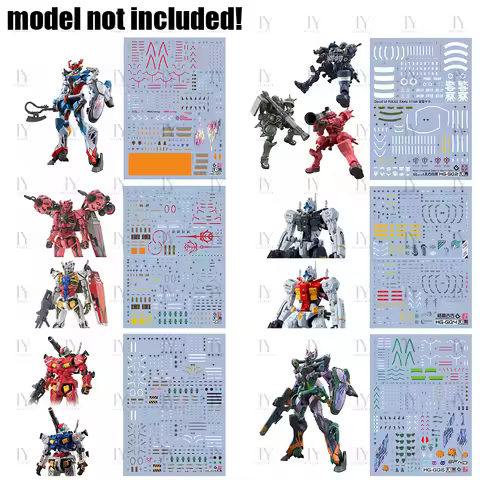 EVO Decal GQuuuuuuX Series HG-GQ1-8 for HG 1/144 gMS-Ω Police ZAKU GELGOOG GFreD Guncannon XAVIER GY