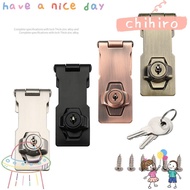 CHIHIRO Keyed Hasp Lock Home Security Cupboard Punch-free Burglarproof Cabinet