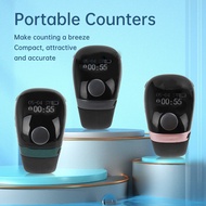 Ring counter interchangeable ring holder OLED display ring counter Type C charging finger press ring