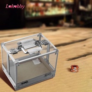 Lohobby Acrylic Chip Case Accessories Clear Multipurpose Dustproof Chip Carrier
