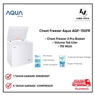 Chest Freezer Aqua AQF-150FR Freezer Box Lemari Pembeku Aqua