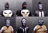 6吋 1/12 自組 特警 反恐 頭套 戰術 面罩 頭罩 SWAT 歹徒 搶匪 披風 小丑 SHF MEZCO ML