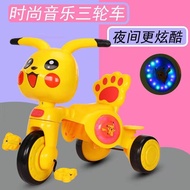 ✸✠Basikal roda tiga kanak-kanak berumur 1-4-6 tahun sederhana dan ringan dengan muzik dan kereta mainan bayi lelaki dan