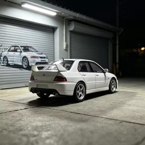 1:24 Alloy Metal Diecast Model Car Compatible With Mitsubishi Lancer Evolution IX EVO 9 JDM Japanese