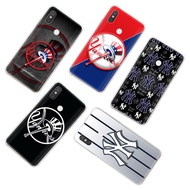 NY Yankees Transparent Case Compatible for Huawei Nova 4E P20 3I 2I Y8S 5T P30 Y5P Lite Pro