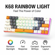 [Pay Nanti] masterdeal RAIKU K68 Mechanical Gaming Keyboard Wired 68 Keys Colorful K68 RGB Keyboard 
