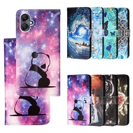 For Xiaomi MI Redmi Note13 Pro 4G Note10s Note9s Note10 Note9 Pro Max Butterfly Tiger Paris Tower Multiple Card Slots Flip Case Magnetic Snap Fastener Soft TPU Cover