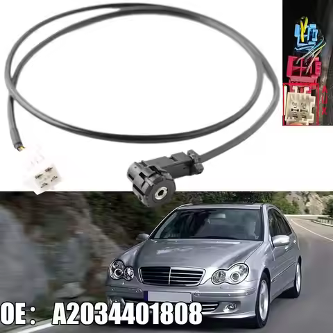 AUX Auxiliary Cable 4pin Aux Input Radio Cable For Mercedes C-Class W203 CLK W209 A2034401808 AUX Au