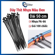 Dây thít nhựa dây zip rút đen lạt buộc nhựa PA66 thay thế dây buộc thông thường chắc chắn