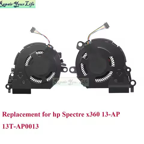 L37660 CPU GPU Cooling Fan for HP Spectre X360 13-AP 13T-AP0013 AP00233dx AP0033dx PC Fans Radiator 