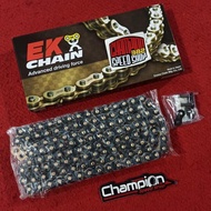 EK Chain Japan SRX2 XRing 525 525-120L Black Gold Z1000 Z800 Original
