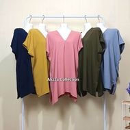BLUS ATASAN WANITA JUMBO Ld 140cm muat 35-85kg bahan CRINKLE AIRFLOW Blus nagita Blus Jumbo