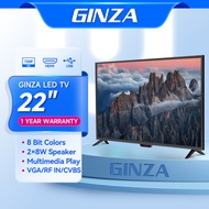 GINZA 22 inch HD TV Sale Flatscreen Not Smart TV sale Ultra-slim LED TV Cheap TV 22inch