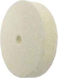Luo ke 6'' x 1'' Wool Buffing Wheel - 1/2'' Arbor Compressed Felt Polishing Kits Wool Buffing Wheels