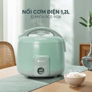 Nồi cơm điện Elmich RCE-9126 [ 1.2 L ] 500W [ phù hợp gia đình từ 2-4 người - công nghệ ủ 3D giữ ấm 