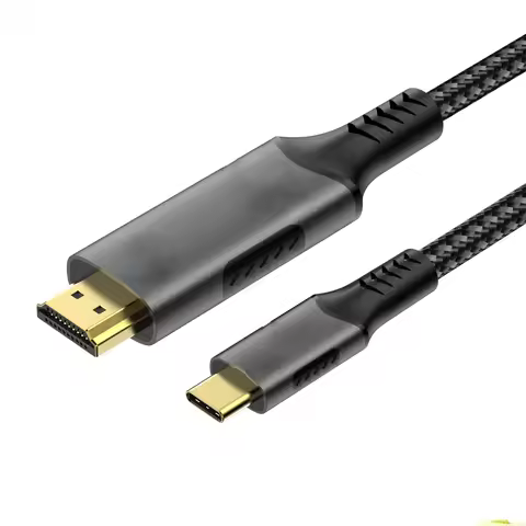 USB C to HDMI Cable 8K@60Hz 4K@120Hz Type C to HDMI-Compatible HDTV Cable for TV Converter MacBook A
