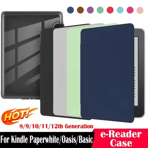10/11th Generation 6-6.8 inch e-Reader Case Acrylic Auto Sleep/Wake M2L3EK C2V2L3 Folio Cover for Ki