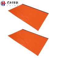 CHINK 2 Pcs Emergency  Shelter Tent, Foldable Waterproof Emergency  Shelter, Durable PE with Aluminu