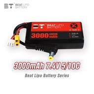 BT LIPO Battery3000mAh/2S/7.4V/5/10C/FPV Glasses Battery4.6