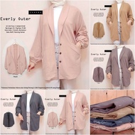 EVERLY OUTER BLAZER CARDI BY ZAHARA ASTER T-SHIRT MATERIAL