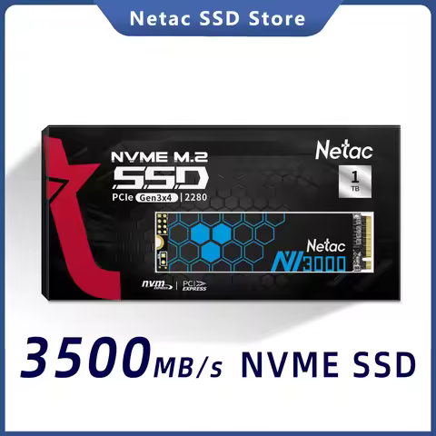 Netac Original SSD m2 NVMe Hard Drive 3500MB/s HD 250gb 500gb 1TB 2TB Solid State Disk for Gaming Co