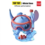MINISO Disney Stitch Summer Party Collection Figure Blind Box Ornament Cute Gift