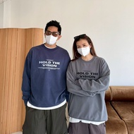 [Sin Select Shop] HOLD THE VISION Adhere To Thick Wash Loose University T