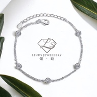 ［Real Moissanite］Can Pass Diamond Test 18K Gold Bubble Bracelet MB009 Moissanite Bracelet/Moissanite