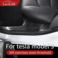 Stainless steel welcome pedal for Tesla model 3 accessories/car accessories model 3 tesla three tesl