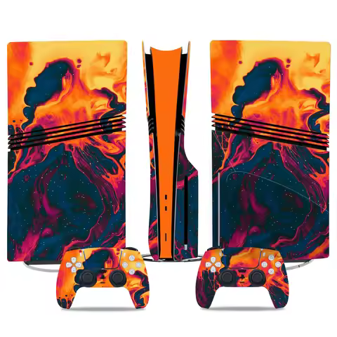 Colorful design For PS5 pro disc skin sticker for PS5 PS5 pro disc PVC Skin for PS5 pro disc Vinyl D