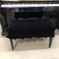 X❀Y【Piano Cover】Gold Velvet Piano Stool Cover、Double Piano Stool Cover、Single Lift Piano Stool Sets、