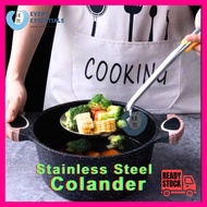 <SGINSTOCK> Stainless Steel Colander, Strainer, Kitchenware, Stainless Steel