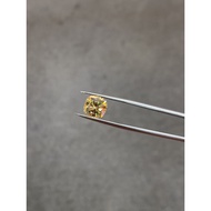 Moissanite 5.4*5.4mm 0.5ct Champagne Gold Artificial Diamond