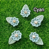 [10pcs, 20pcs] F111-Bunga 3D/ Handmade 3D Fabric Flowers (23mm)