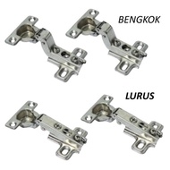 Straight spoon hinge 10cm Foza bent/