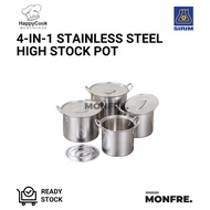 HappyCook 4-in-1 Stainless Steel High Pot